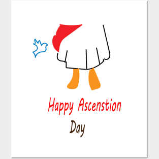 Happy Ascension Day Posters and Art